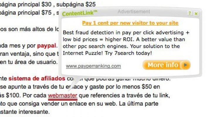 KONTERA: PUBLICIDAD CAMUFLADA COMPATIBLE TOTALMENTE CON ADSENSE